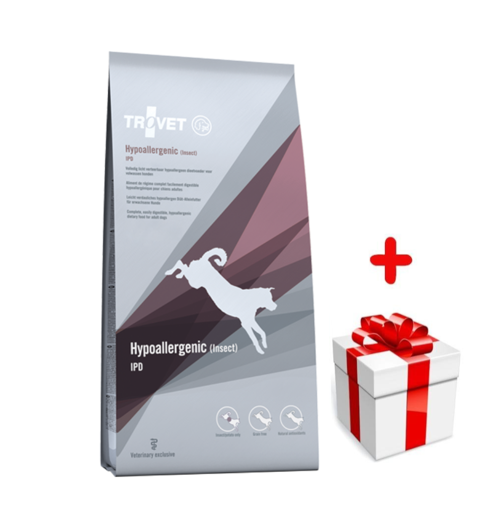 Trovet IPD  Hypoallergenic Insect (dla psa) 10kg + niespodzianka dla psa GRATIS!