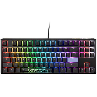 Ducky One 3 Classic Black/White TKL Klawiatura Gamingowa RGB LED - MX-Brown (US)