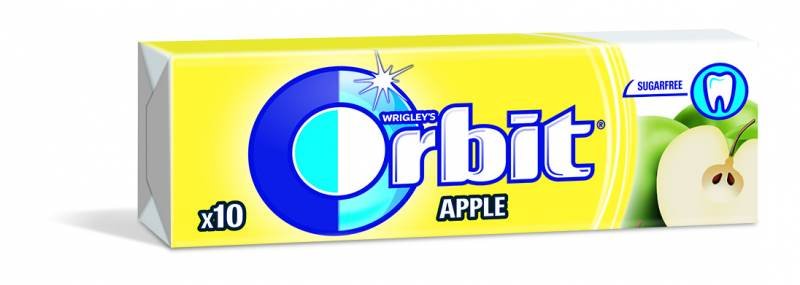Orbit apple guma do żucia jabłkowa 10 drażetek 14g