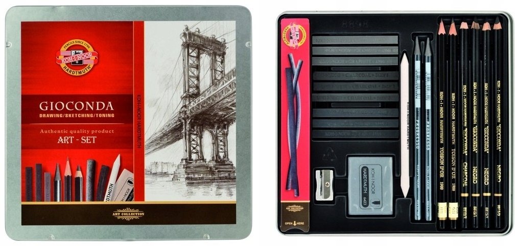 Koh-I-Noor Zestaw kredek GIOCONDA 8898 w metalowej kasetce