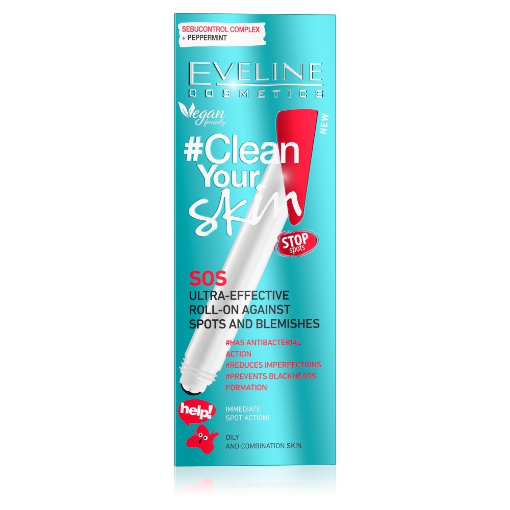 Eveline Clean Your Skin Punktowy Żel SOS na niedoskonałości 15ml SO_109523