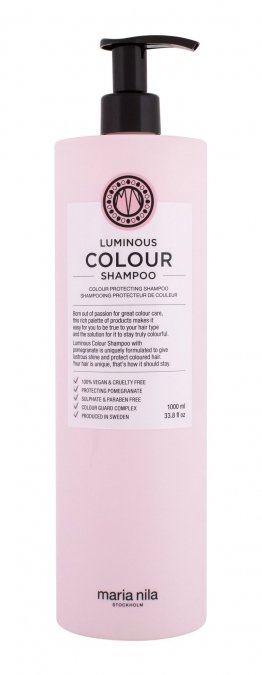 Maria Nila Maria nila Luminous Colour Shampoo 1000 ML wzmacnia przyjemne doznania, chroni i zachowuje farba do włosów MN-3623