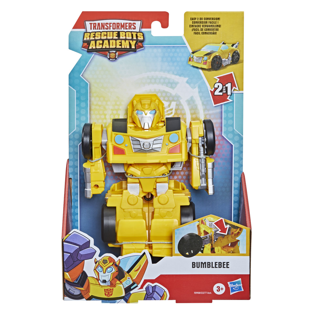 Hasbro, figurka TRANSFORMERS RESCUE BOTS BUMBLEBEE, 1 KROK TRANSFORMACJI