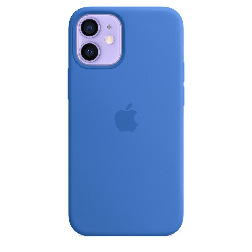 Apple, Etui iPhone 12/12Pro Silicone, niebieski