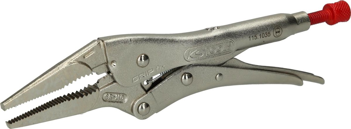 KS TOOLS Szczypce zaciskowe z d?ug? szcz?k?, 210mm