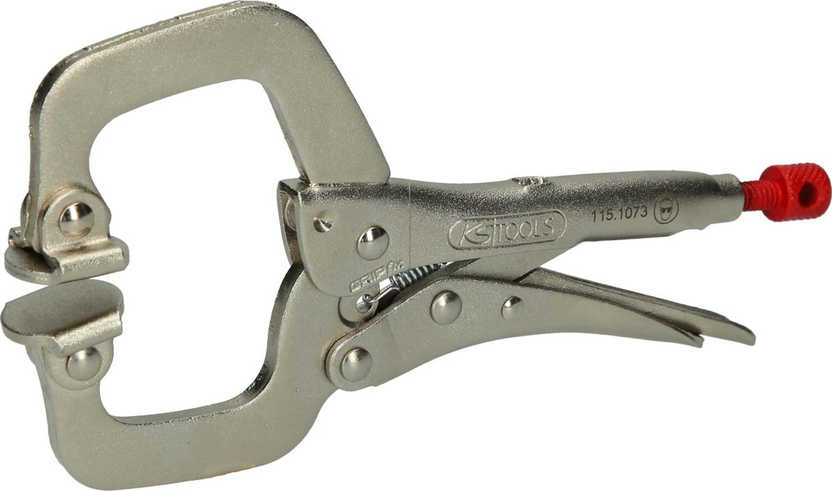 KS TOOLS Szczypce chwytne z klamra spawalnicza z ruchomymi szczekami,