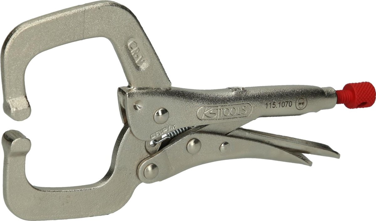 KS TOOLS Szczypce chwytne z klamra spawacza, 0-35mm