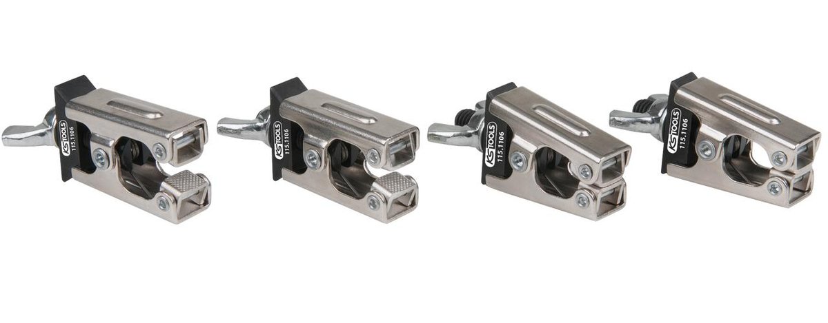 KS TOOLS Mini zaciski do karoserii, zestaw 4-szt