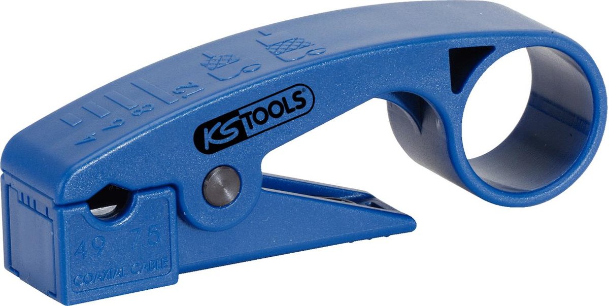 KS TOOLS Narzedzie do zdejmowania izolacjiz kabli koncentrycznych,