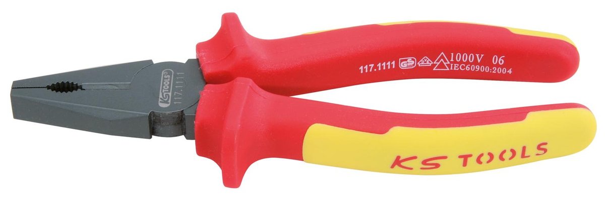 KS TOOLS ERGOTORQUE VDE Szczypce KOMBI, 170mm