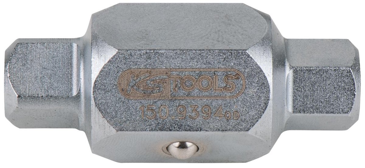 KS Tools Narzędzia do KS 150.9394 klucze nasadowe do oelablassschrauben, śruby z łbem sześciokątnym z 4-Kant, 12 i 11 MM 4042146101902