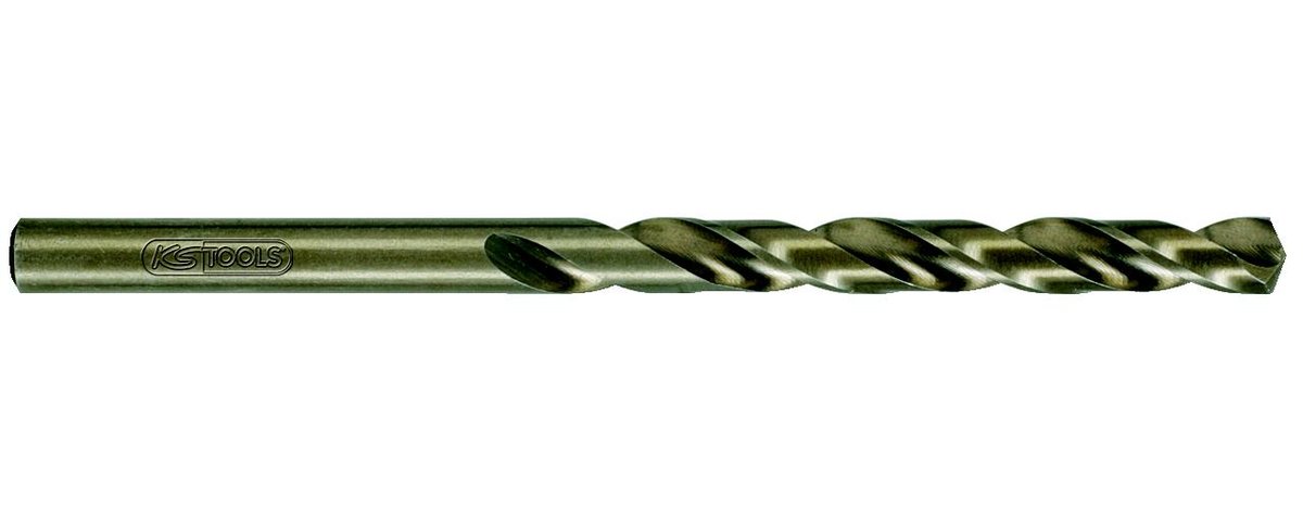 KS TOOLS HSS-G Co 5 Wiertlo spiralne 7,6mm 10-ciopak