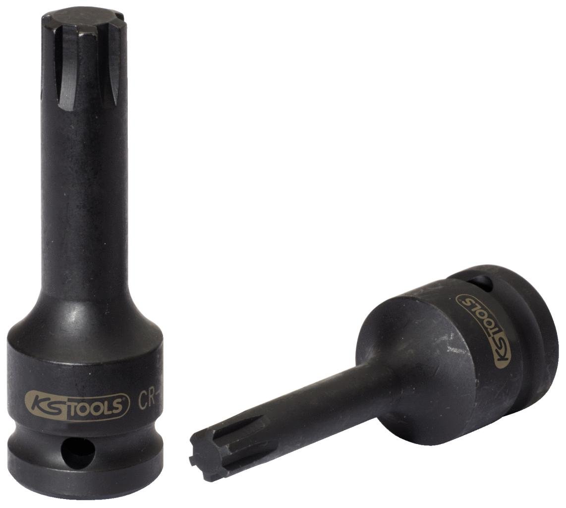 KS Tools 911.0941 1/2 cala nasadka na bity do śrub RIBE klucz nasadowy, długie, siły M12 4042146225165