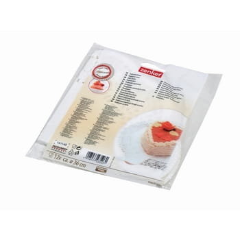 Zenker SERWETY PAPIEROWE POD CIASTO 36CM-12SZT (43526)
