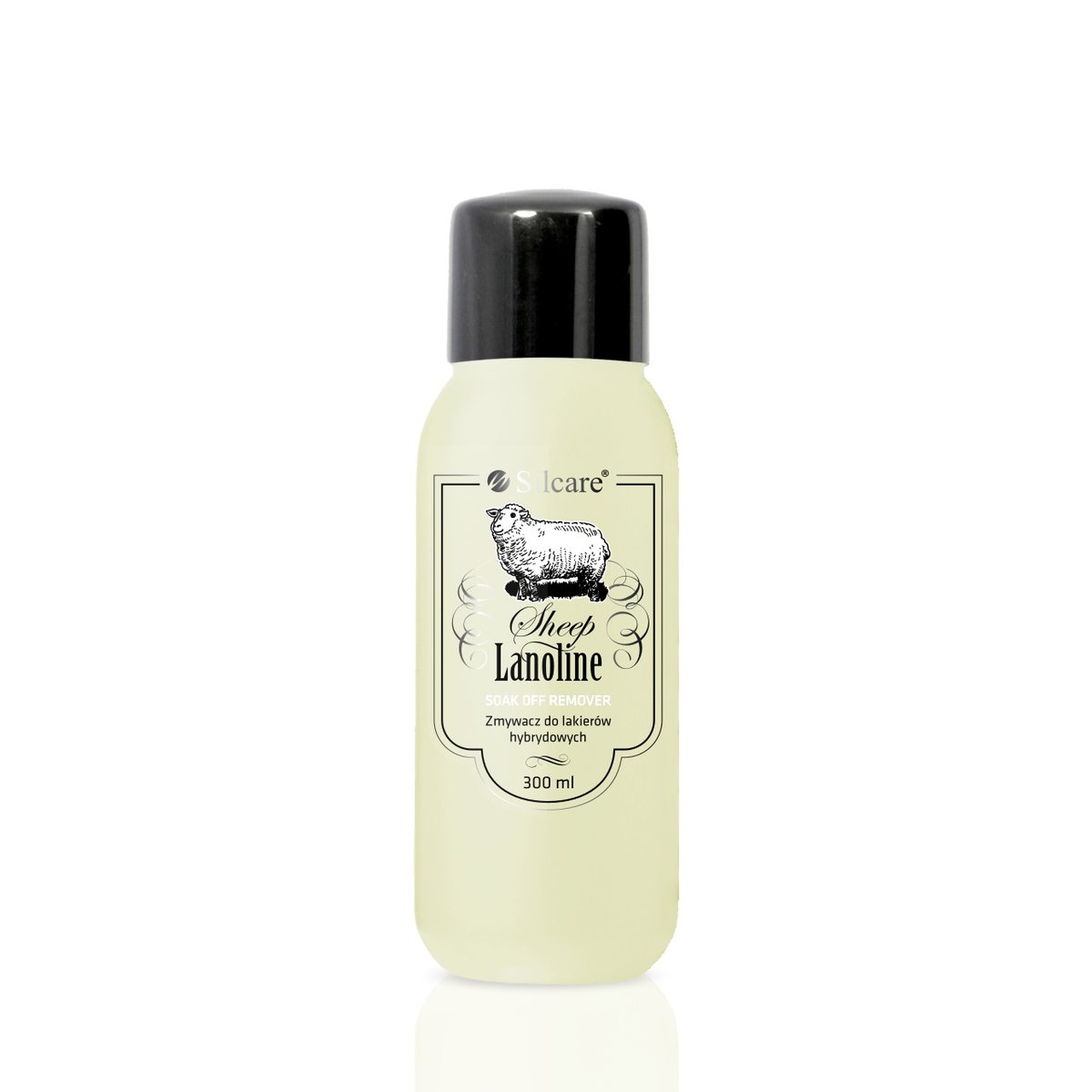 Silcare Sheep Lanoline SOAK OFF REMOVER Zmywacz do lakierów hybrydowych 300ml