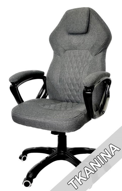 Fotel obrotowy do biurka SPIDER GREY FABRIC II GATUNEK