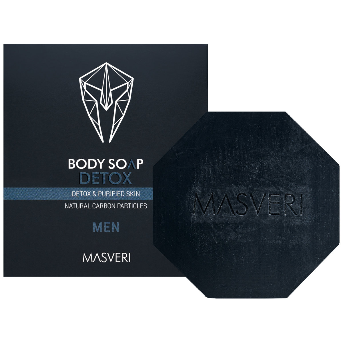 Masveri, Body Soap Detox, Detoksykujące Mydło Do Ciała, 100g
