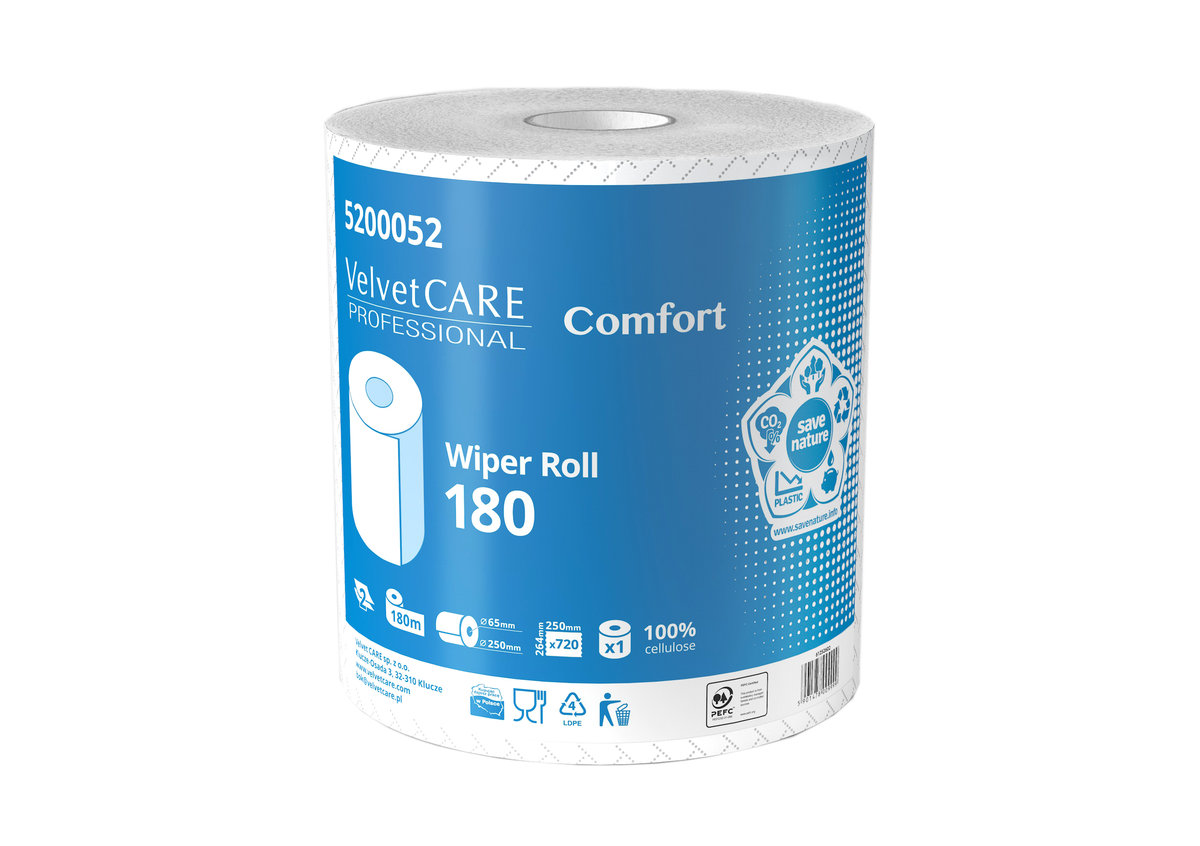 Czyściwo przemysłowe 180mb VELVET 180mb 1 rolka