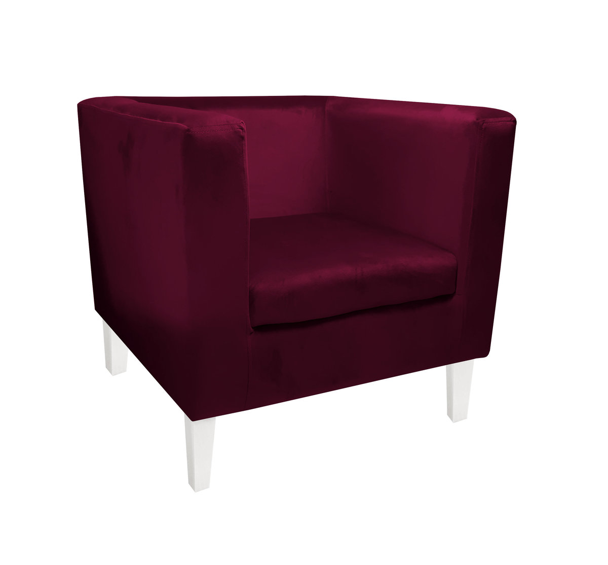 Fotel Monaco nogi 20 białe MG0