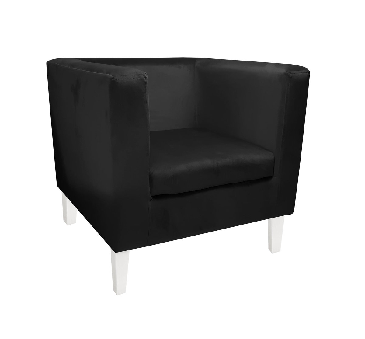 Fotel Monaco nogi białe MG19