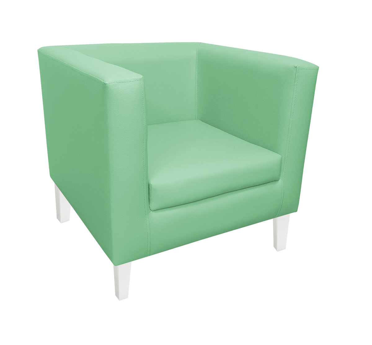 Fotel Monaco nogi białe D7