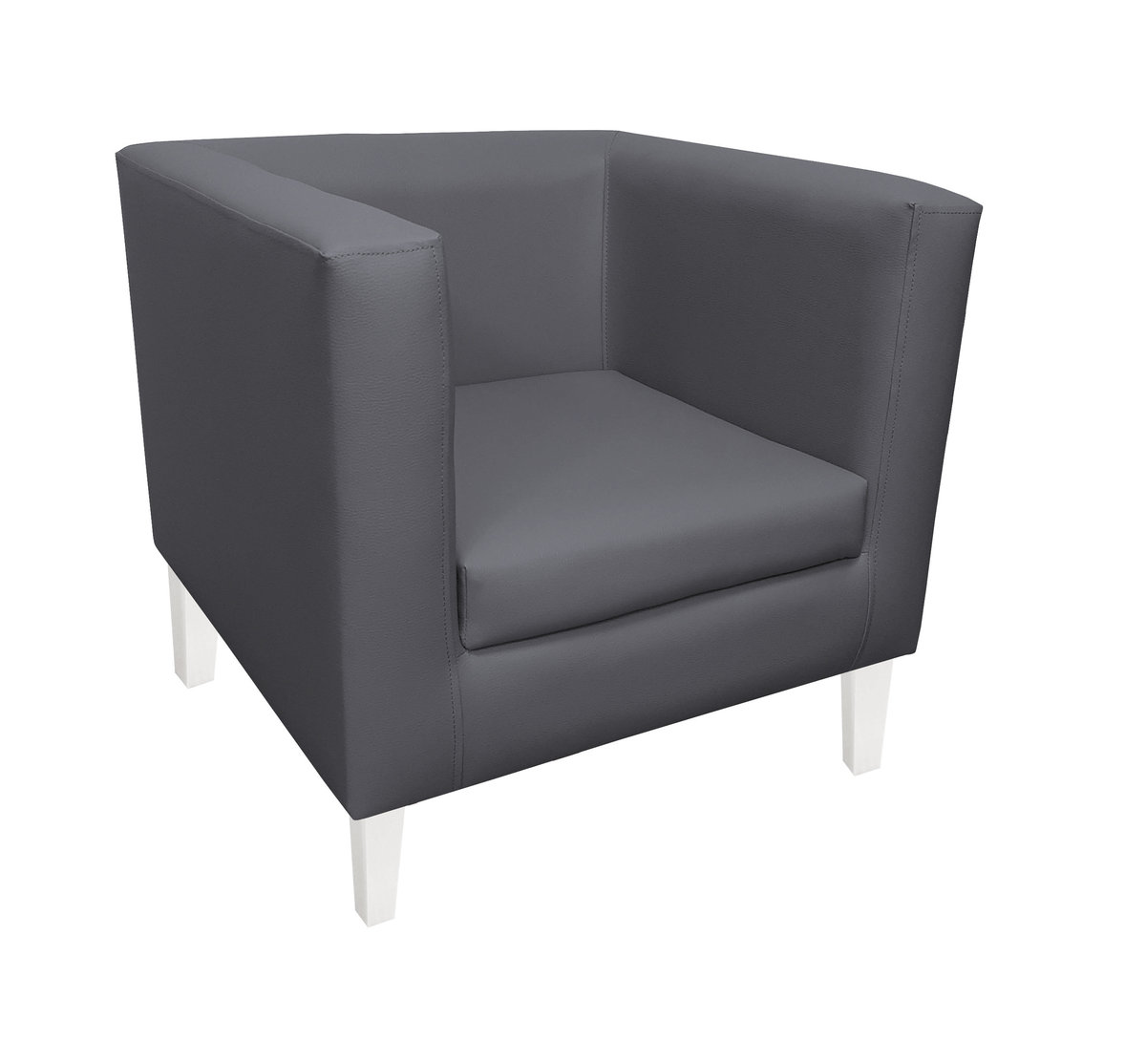 Fotel Monaco nogi białe D23