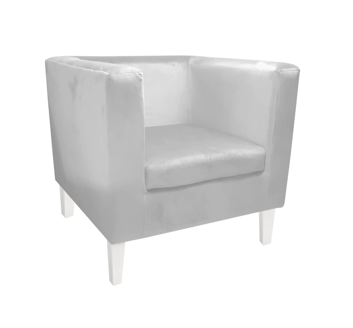 Fotel Monaco nogi 20 białe MG3