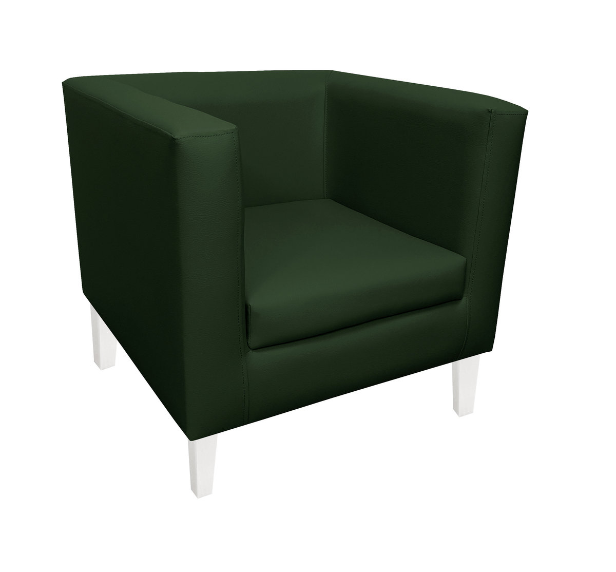 Fotel Monaco nogi białe D6