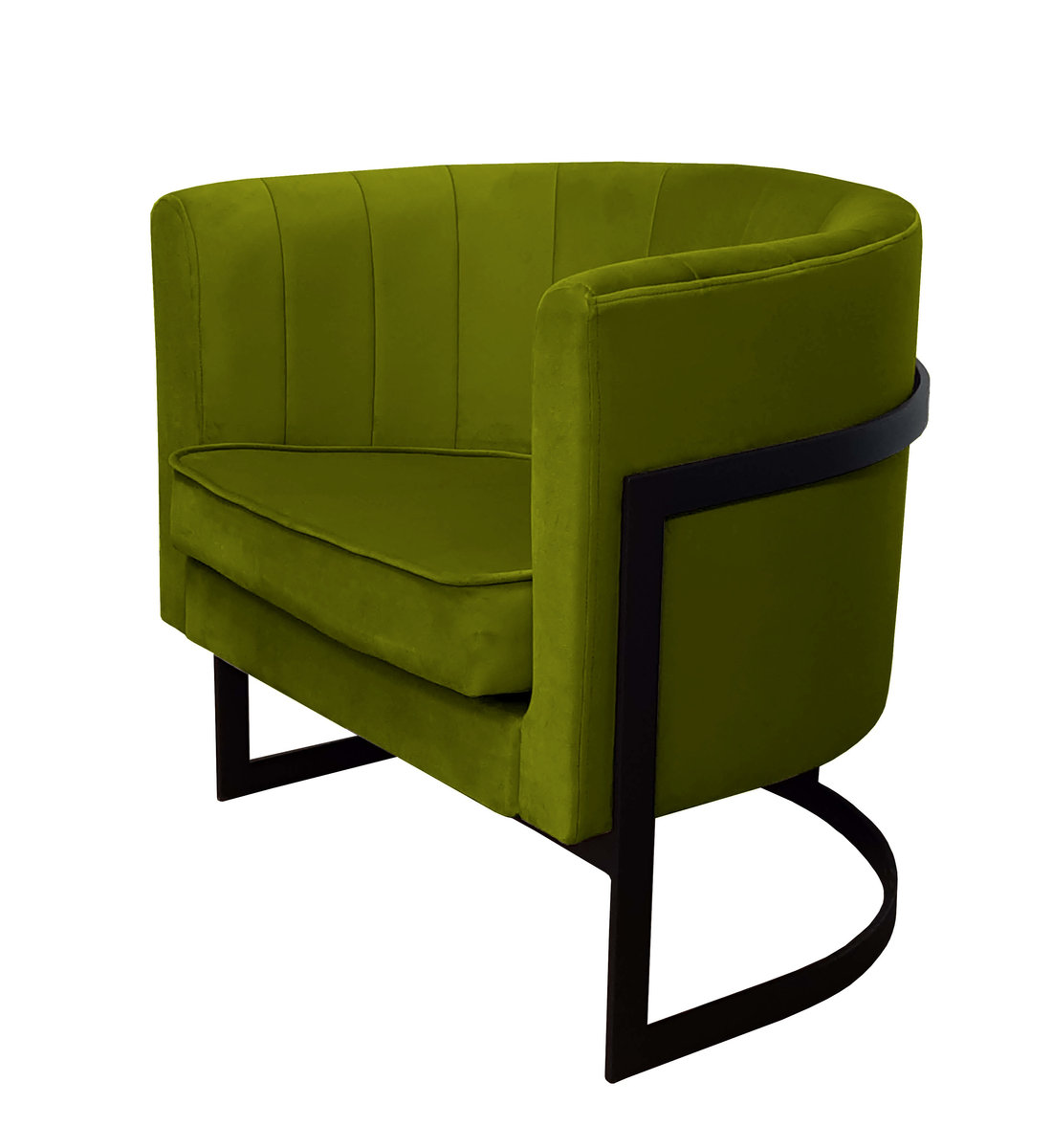 Fotel Glamour podstawa czarna
