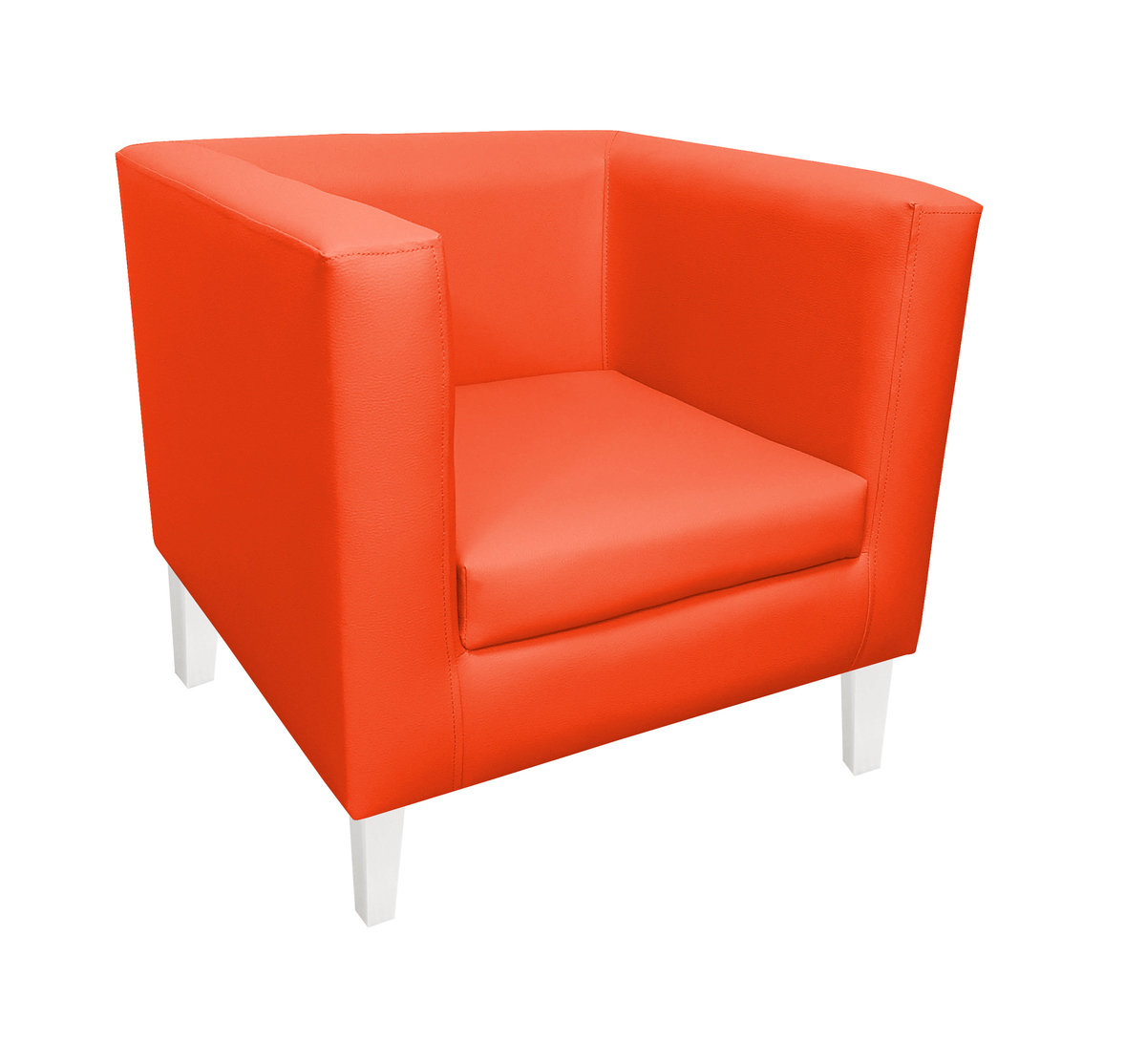 Fotel Monaco nogi 20 białe D20