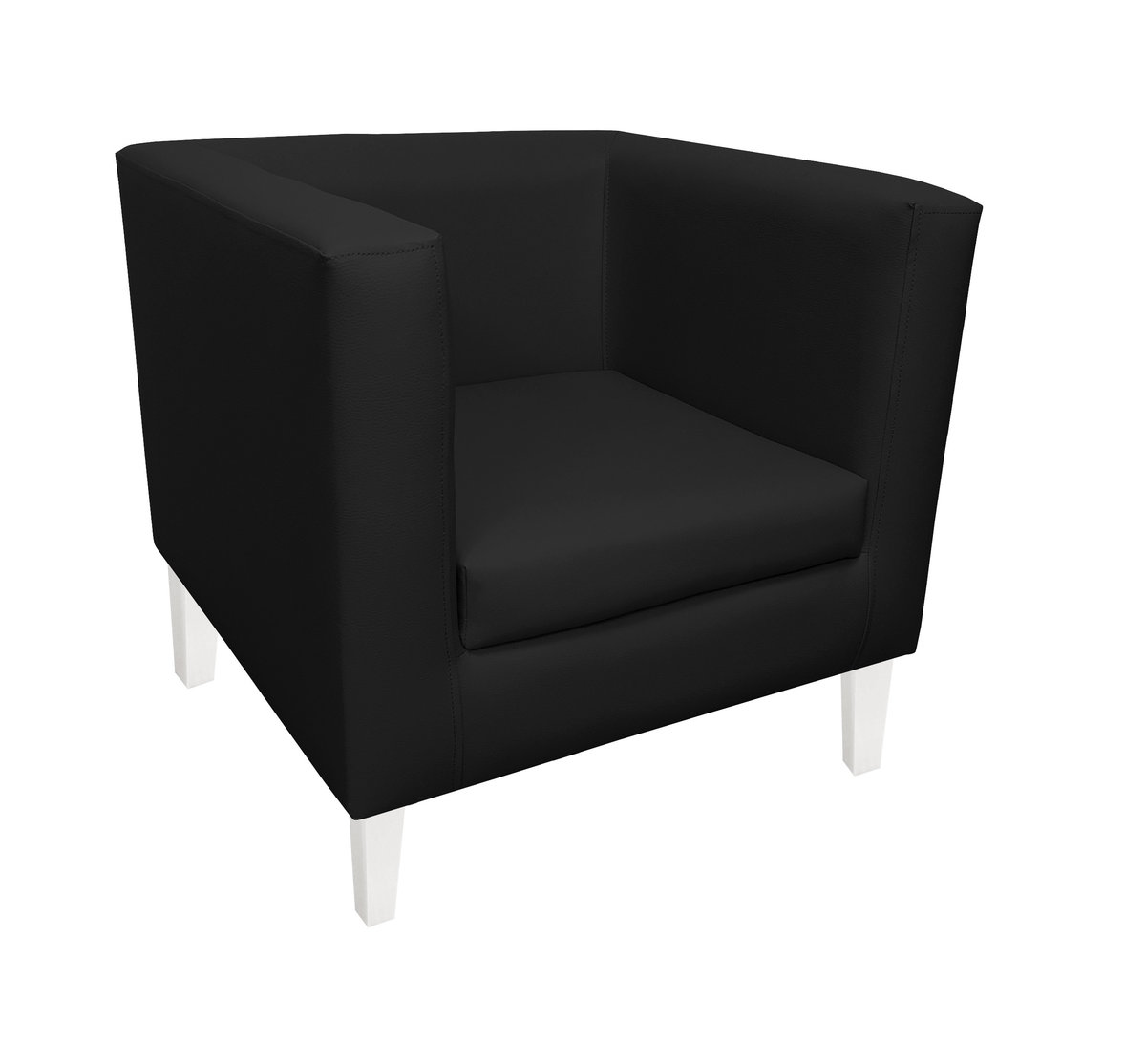 Fotel Monaco nogi białe D1