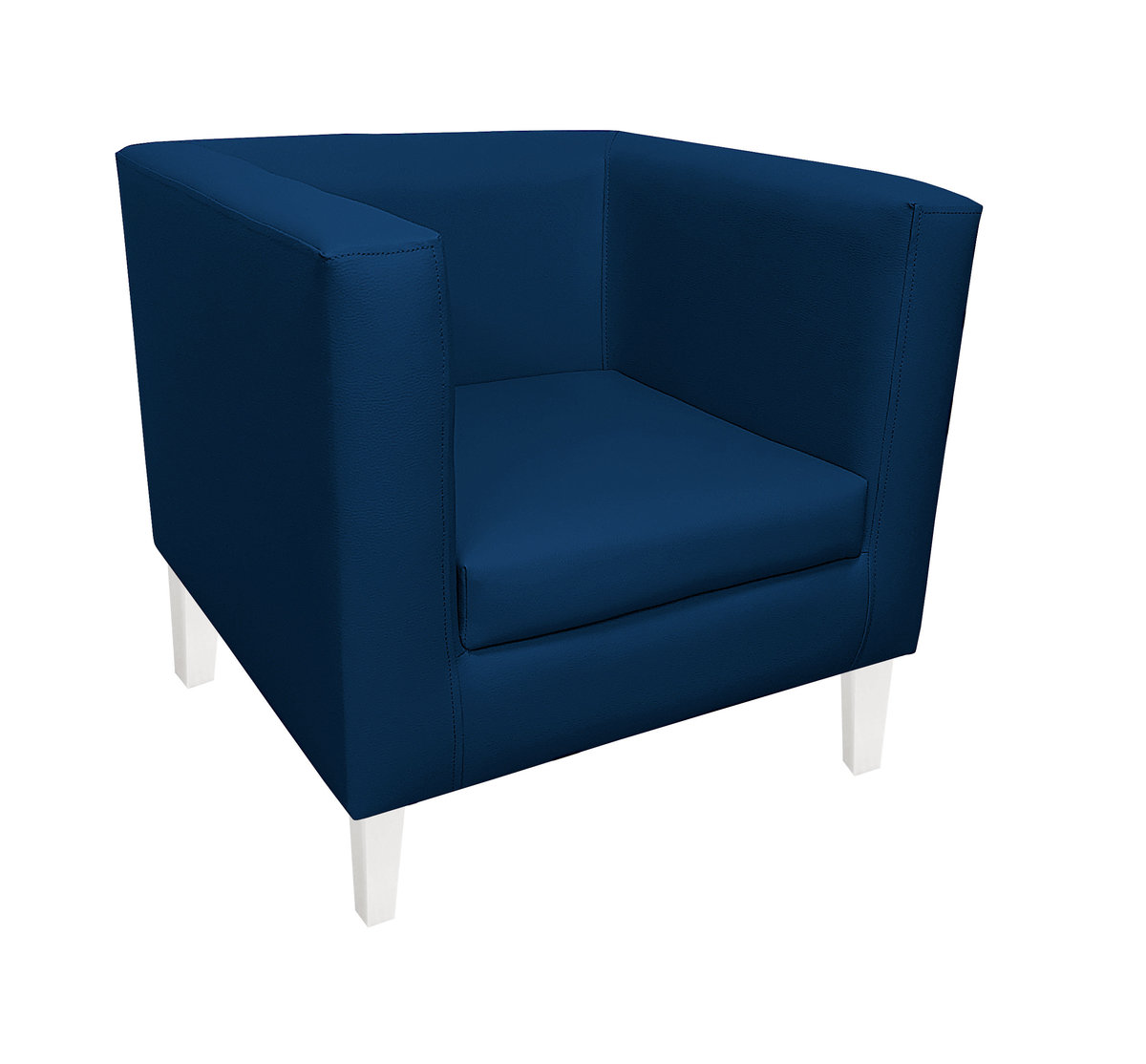 Fotel Monaco nogi białe D4