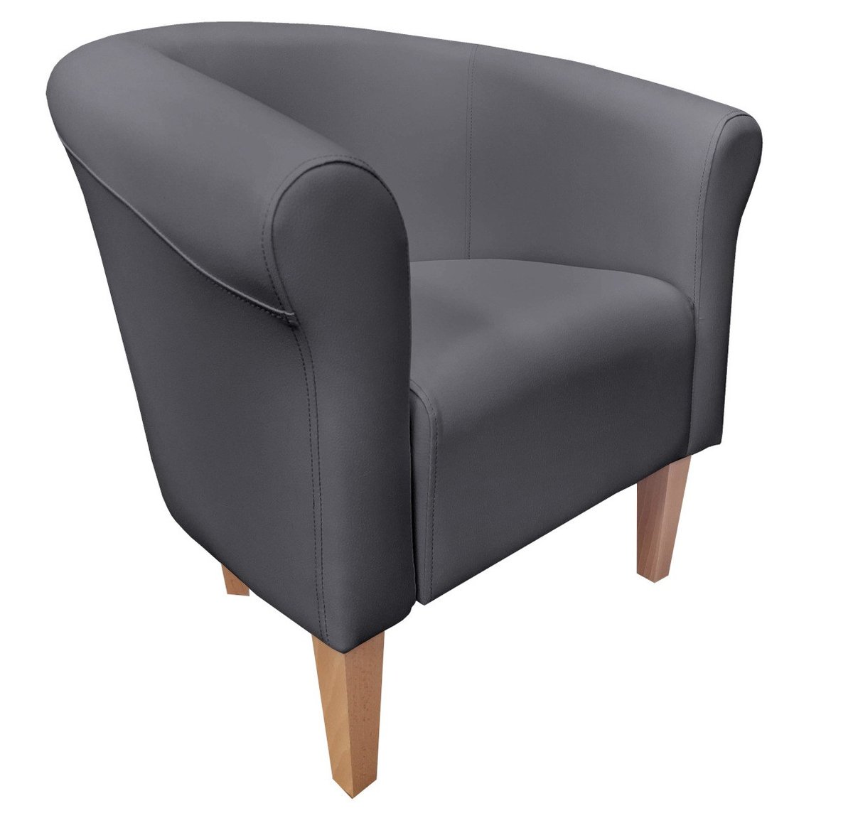 ATOS Fotel Milo D23 szary nogi 20 buk