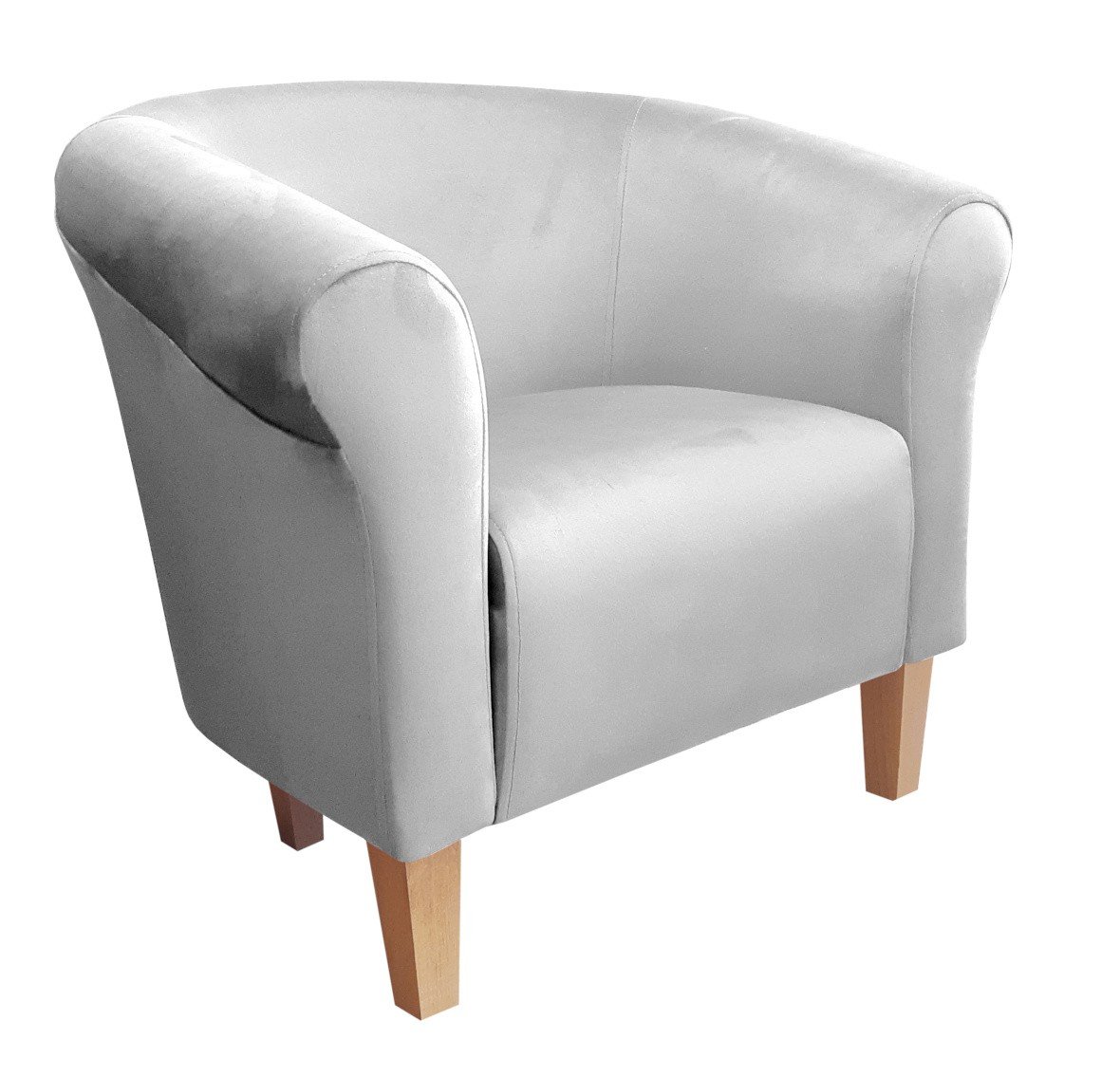 ATOS Fotel Milo MG39 nogi buk jasny szary