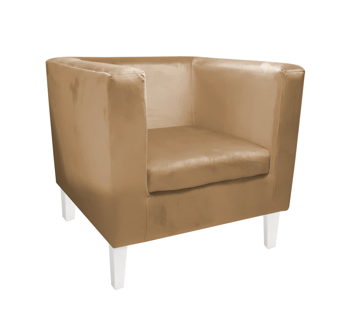 Fotel Monaco nogi 20 białe MG0