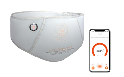 Vulpés Pas do brzucha, inteligentny ogrzewany pasek ze sterowaniem smartfonem i technologią grafenową, do brzucha i brzucha (S [60-90 cm])