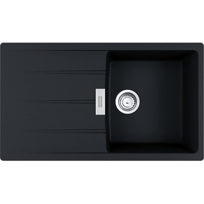 Franke Centro CNG 611-86 GSC Zlewozmywak granitowy jednokomorowy 86x50 cm onyx 114.0687.330