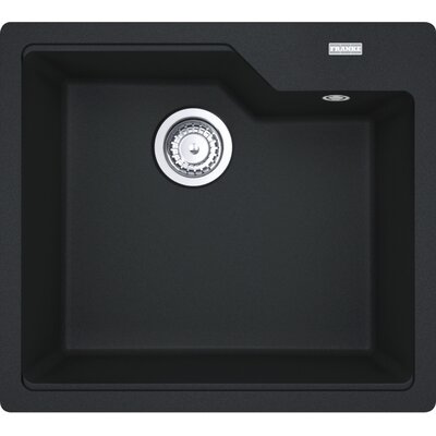 Franke Urban UBG 610-50 GSC Zlewozmywak granitowy jednokomorowy 56x50 cm onyx 114.0687.256
