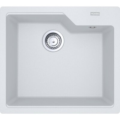 Franke Urban UBG 610-50 GSC Zlewozmywak granitowy jednokomorowy 56x50 cm biały polarny 114.0687.258