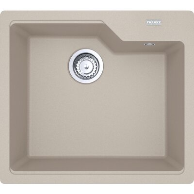 Franke Urban UBG 610-50 GSC Zlewozmywak granitowy jednokomorowy 56x50 cm orzechowy 114.0687.260