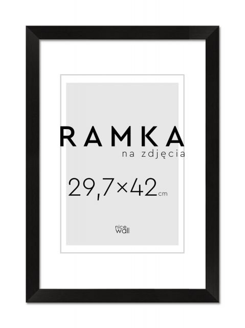 Ramka na zdjęcia A3 29,7x42 cm Czarna
