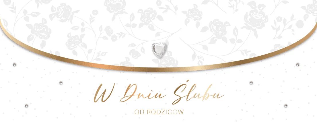 Koperta na prezent ślubny od Rodziców Lux106