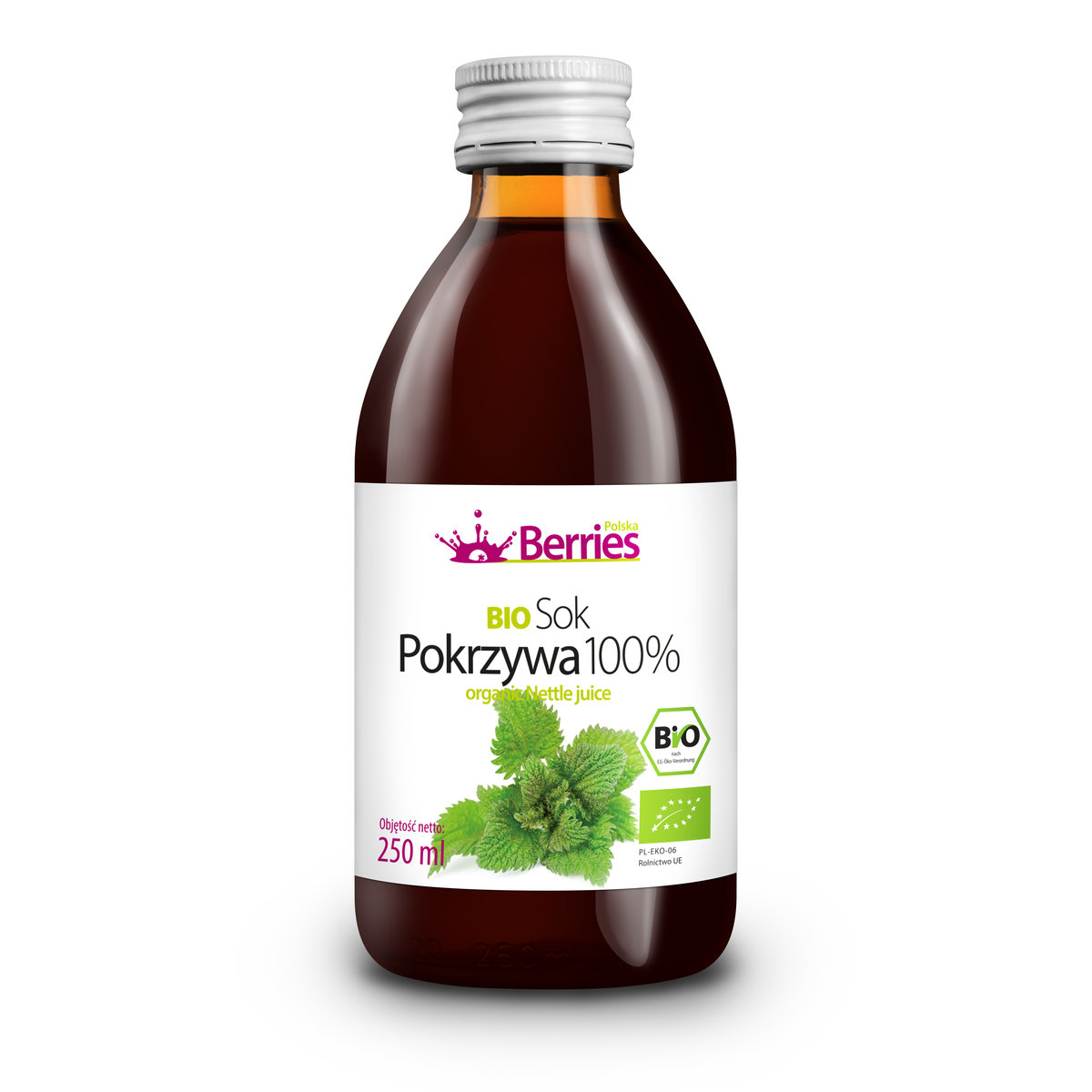 Bio Sok Pokrzywa 100% wyciskany z pokrzywy 250ml