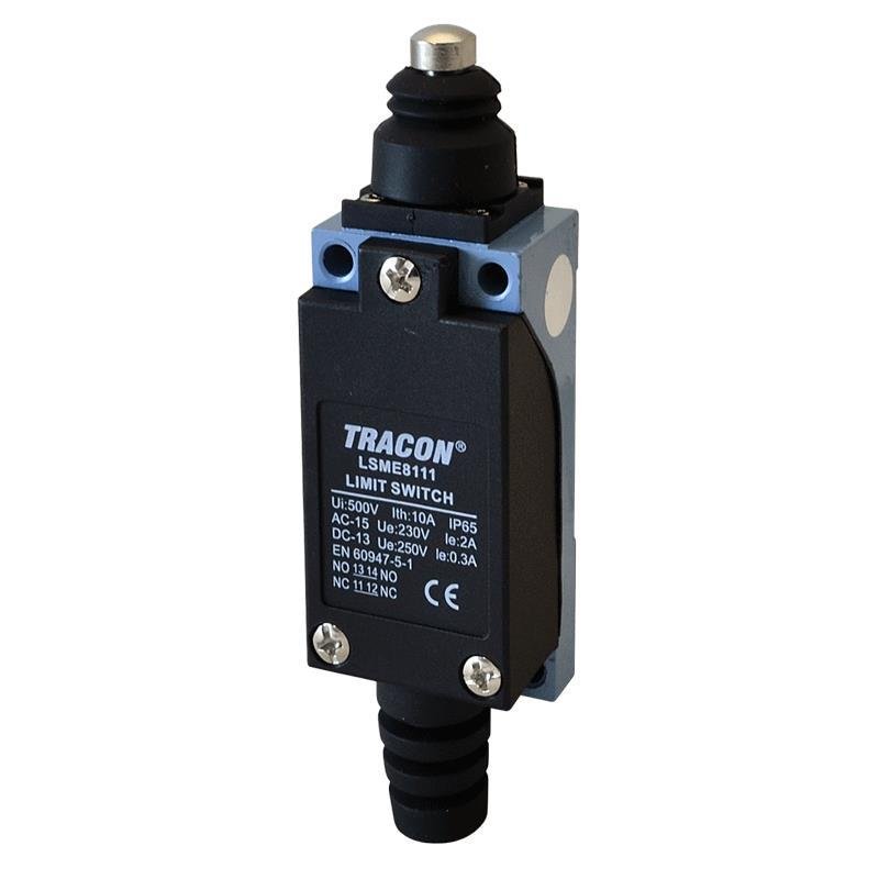 Tracon Electric Wyłącznik krańcowy z trzpieniem i zderzakiem LSME8111 LSME8111