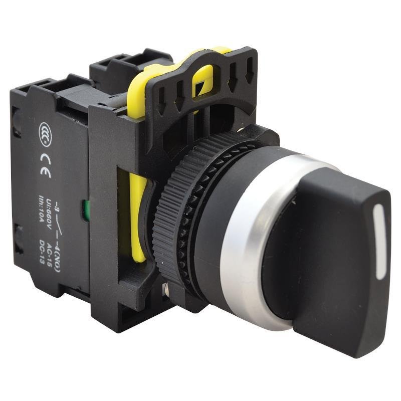 Przełączniki pokrętny zwykły NYK3-S31BK trzystanowy 1-0-2