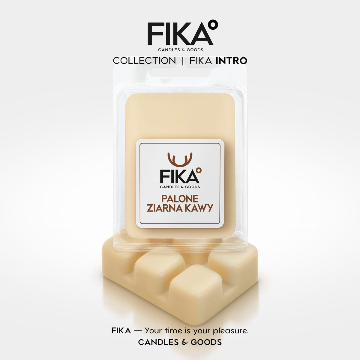 FIKA Candles - Wosk zapachowy - Palone Ziarna Kawy