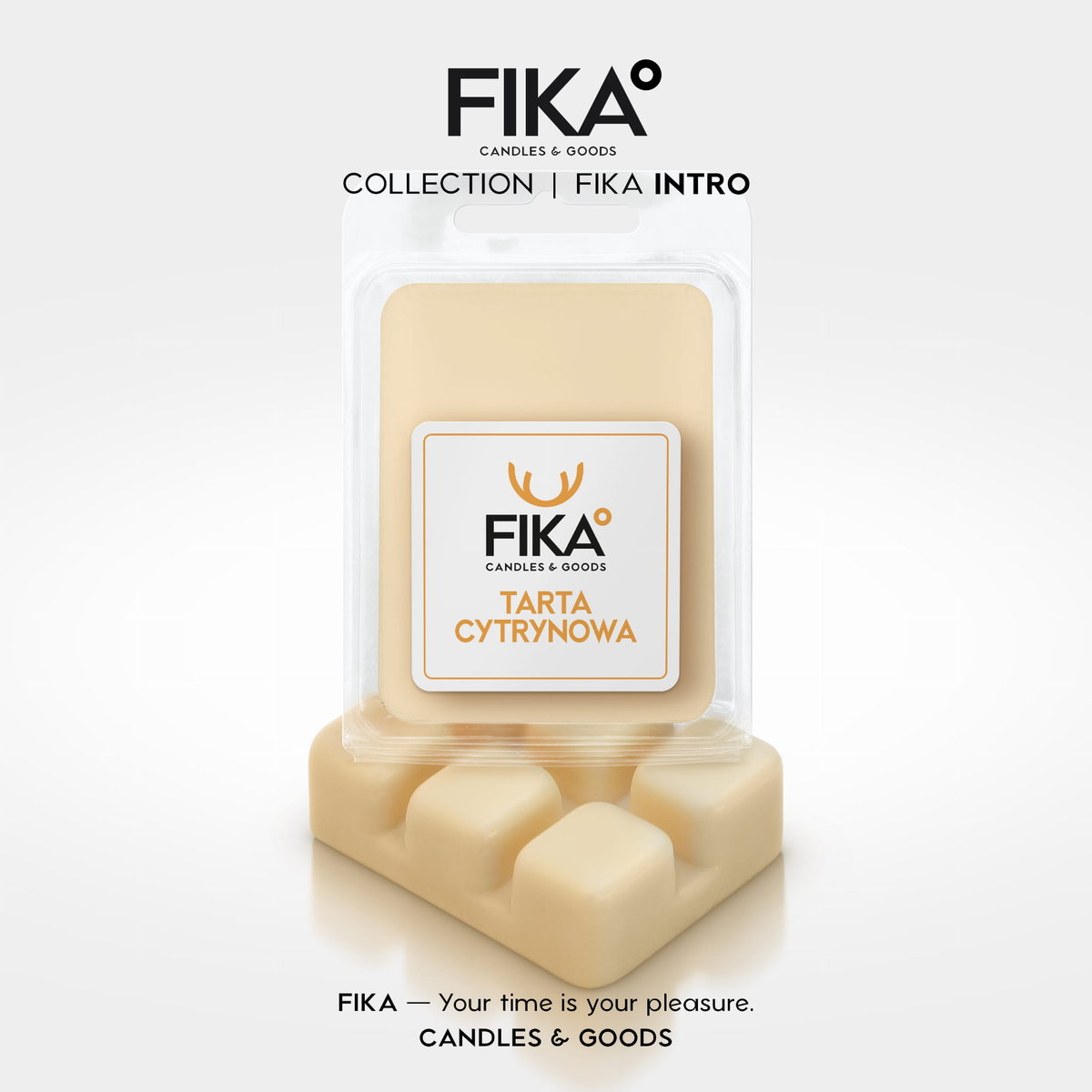 FIKA Candles - Wosk zapachowy - Tarta cytrynowa