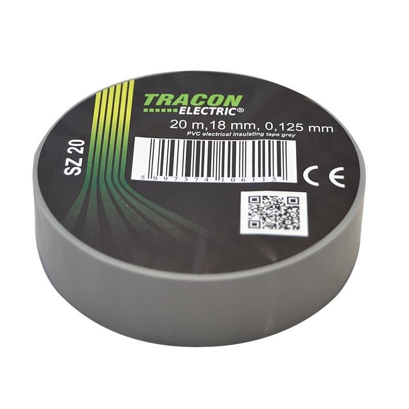 Praxa Tracon Electric izolacyjna 20mx18mm szary SZ20