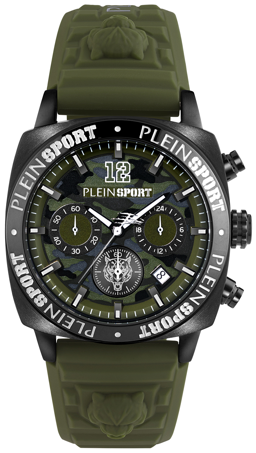 Zegarek Plein Sport Thunderstorm Chrono PSABA0523 Grey Camo
