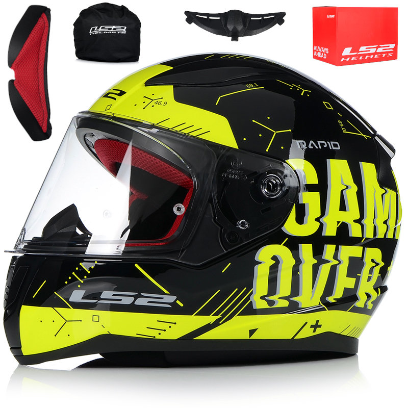 KASK MOTOCYKLOWY LS2 FF353 RAPID PLAYER SKY H-V r.L